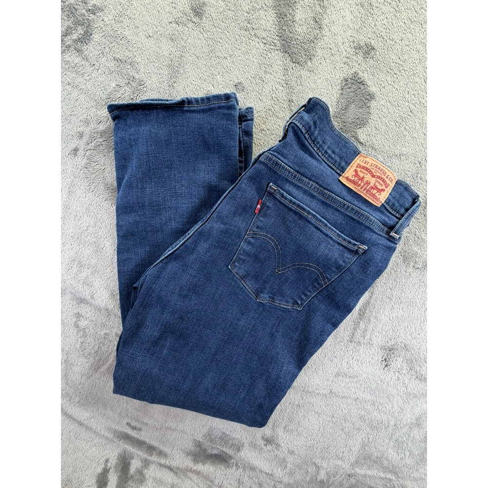 Levi Strauss & Co Classic Straight Jeans 14S W32 L28 Women's Medium Wash Blue